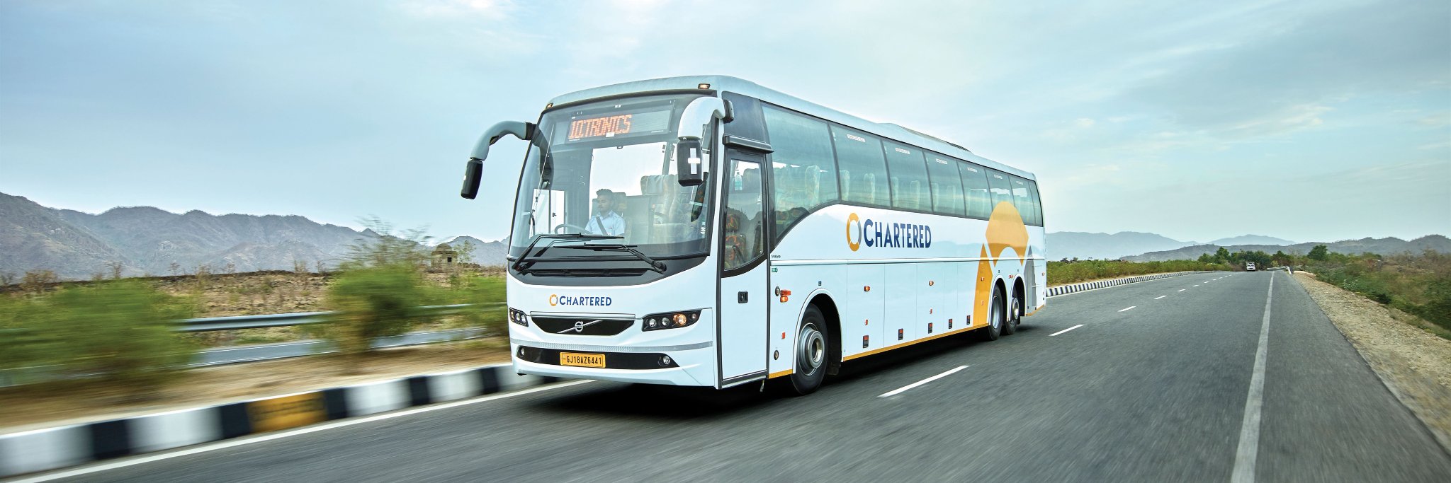 Chartered Speed banner