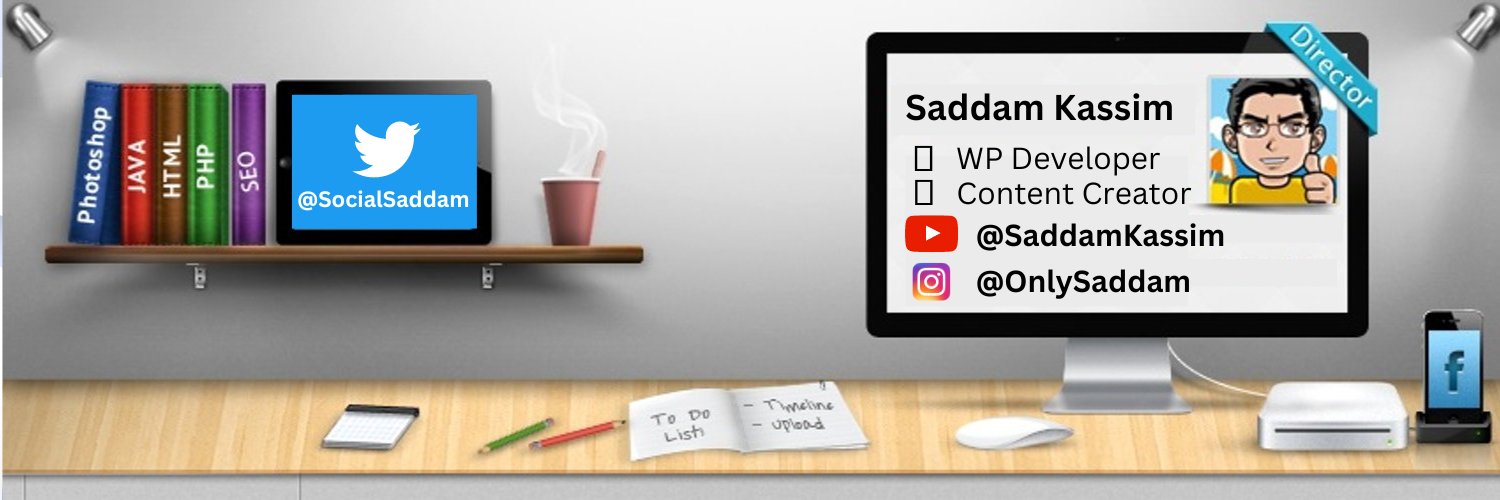SocialSaddam's profile banner image
