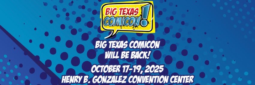 Big Texas Comicon's banner