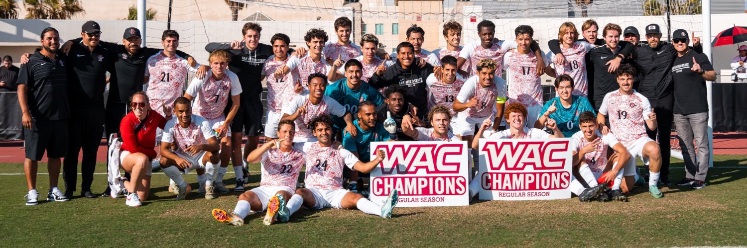 San Diego State Men's Soccer's banner