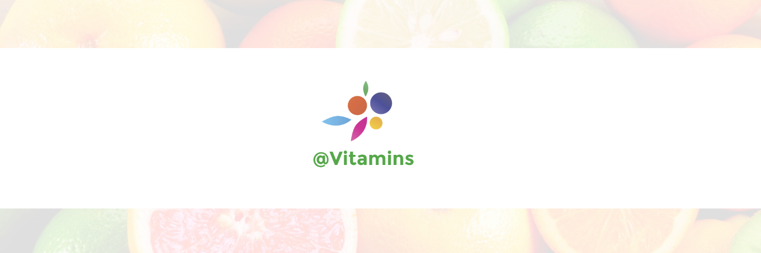 Twitter banner for @vitamins