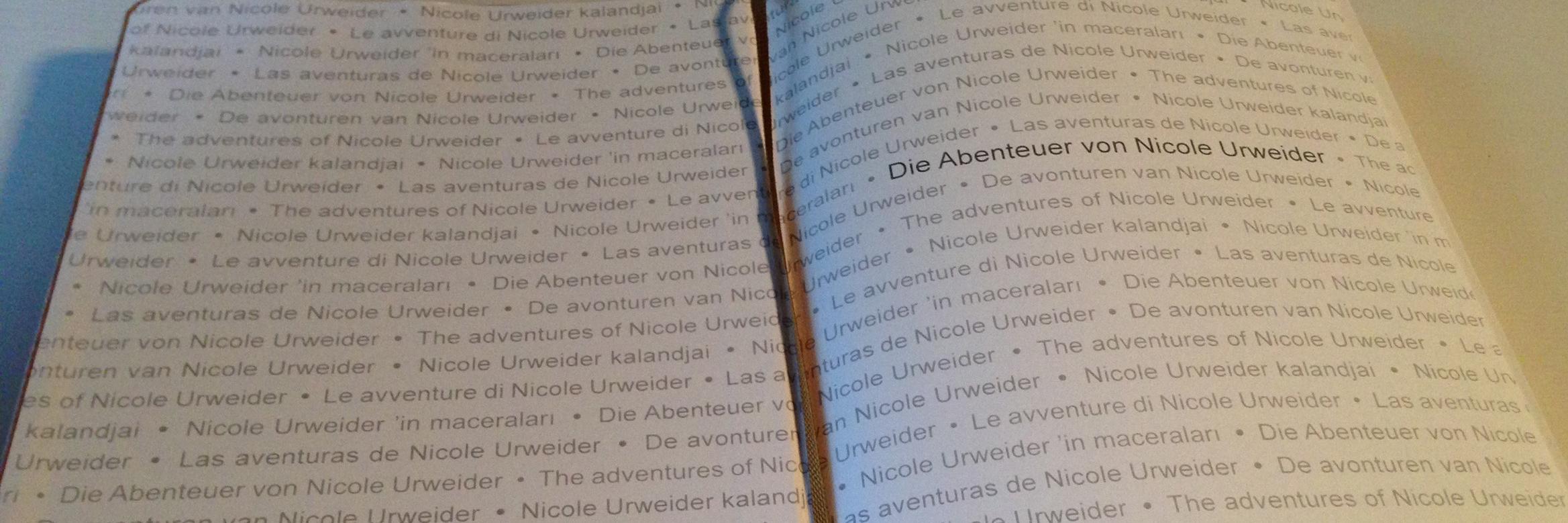 Nicole Urweider banner