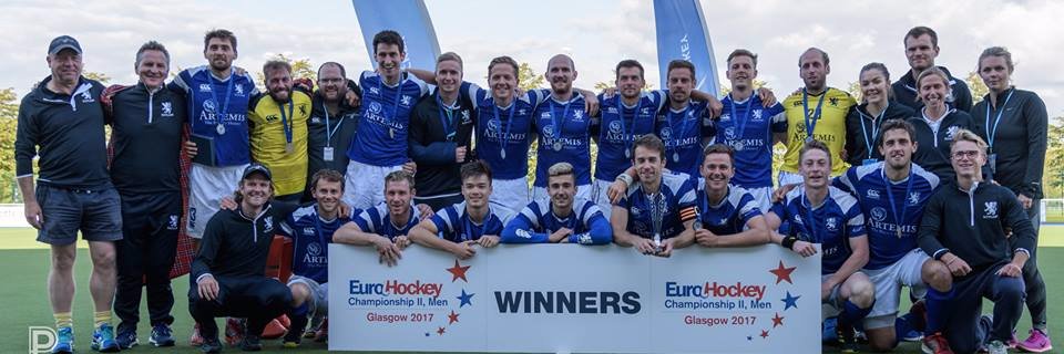 Scottish Blue Sticks banner