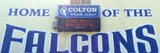 Colton Middle School banner