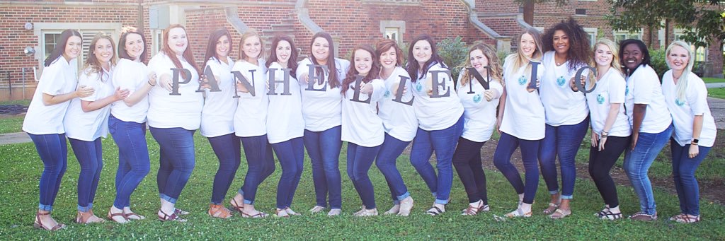 NSULA Panhellenic banner