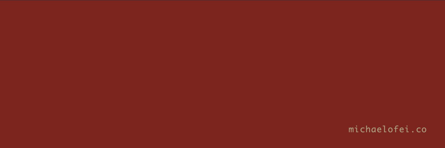 michaelofei's profile banner image