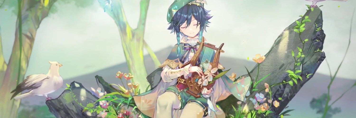 Kiri🍃🃏 anemo fool banner