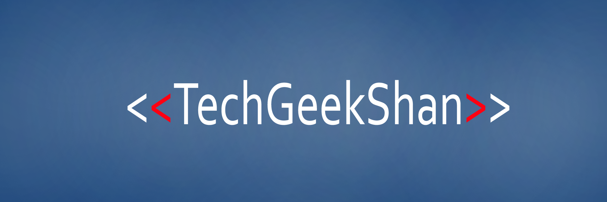 techgeekshan's profile banner image