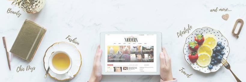 Modern Chic Magazine banner