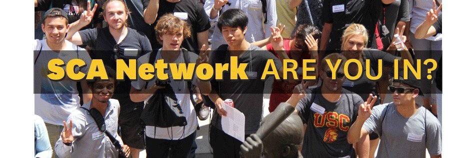 USC SCA Network banner