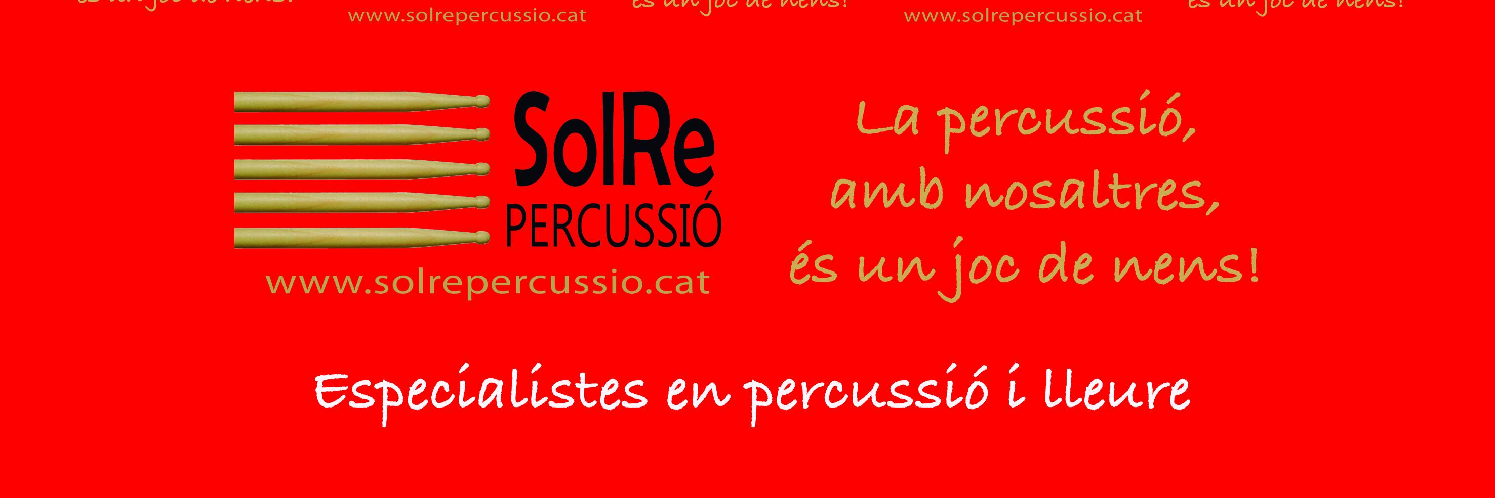 SolRe Percussió banner