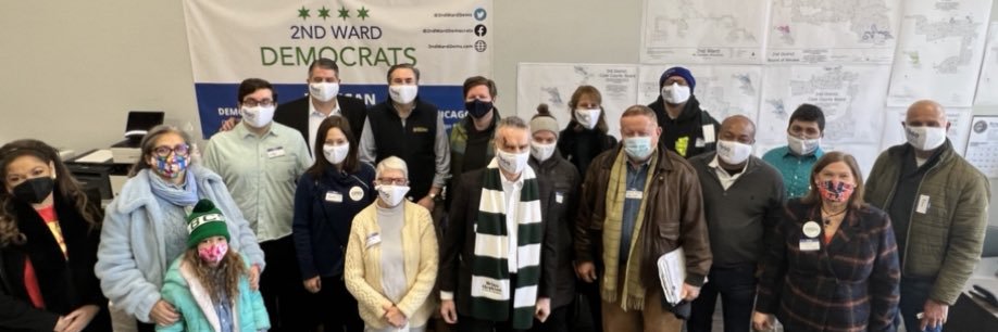 2nd Ward Democrats - Chicago banner