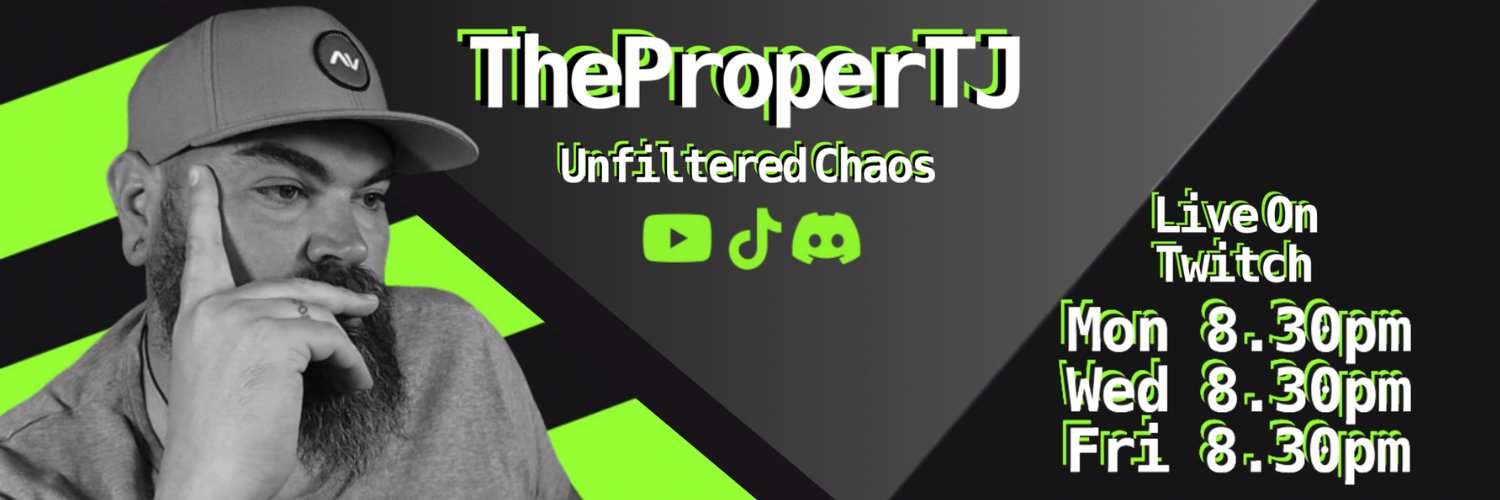TheProperTJ's profile banner image