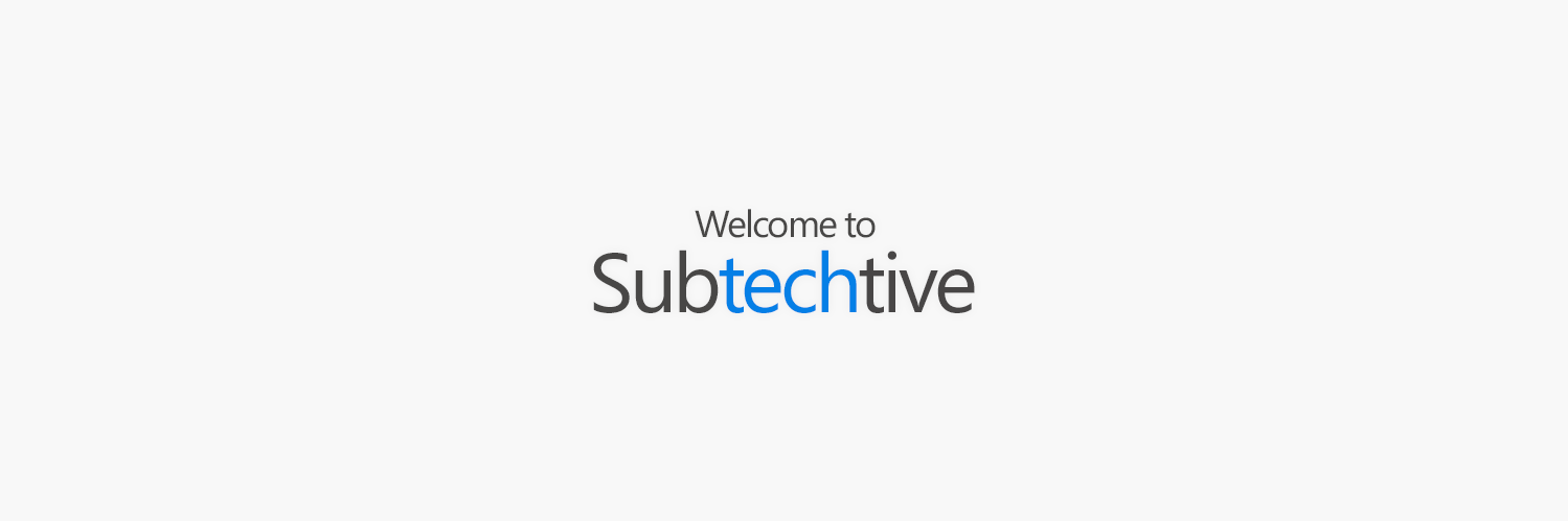 Subtechtive's profile banner image