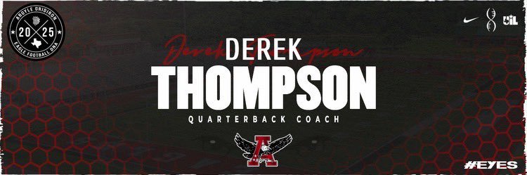 Coach Derek Thompson banner