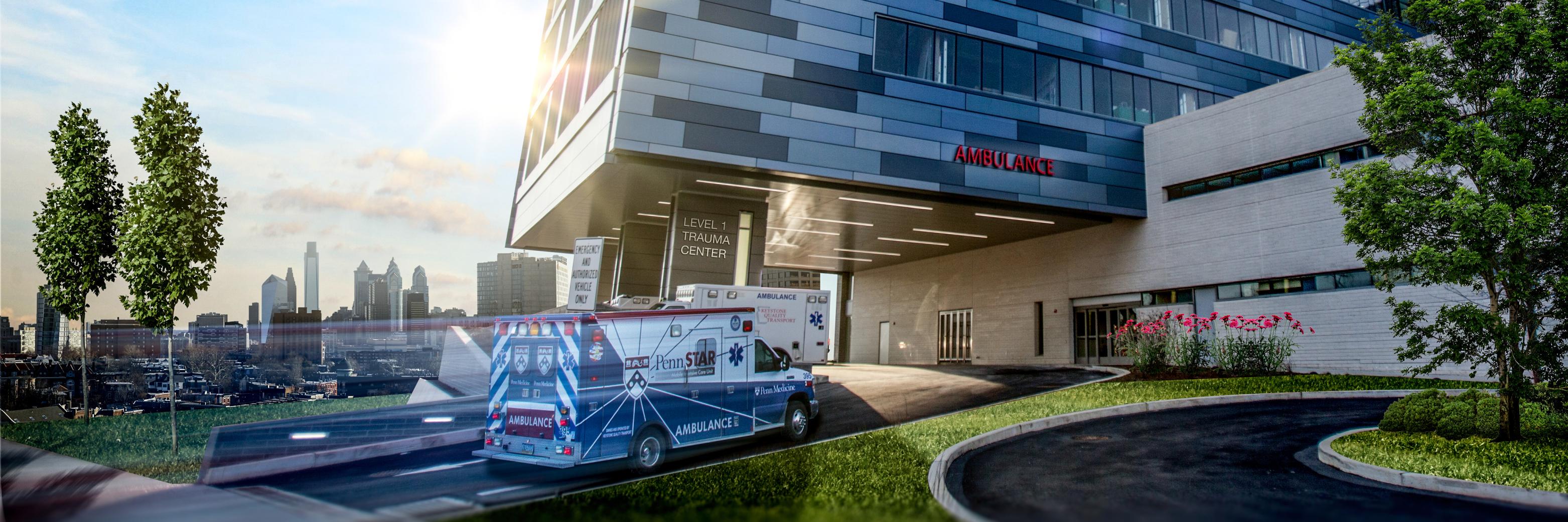 Penn Trauma Center's banner