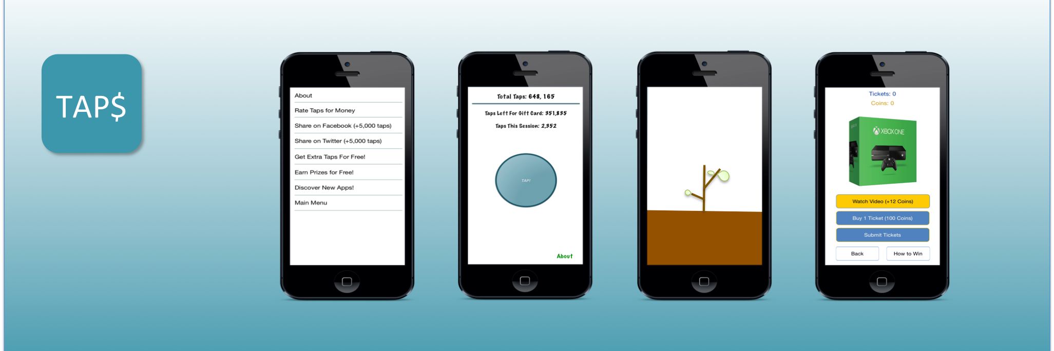 Taps for Money banner