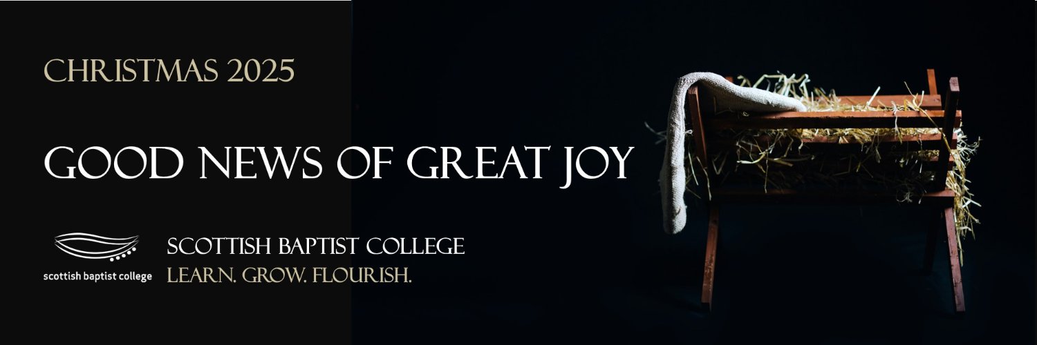 Scottish Baptist College banner