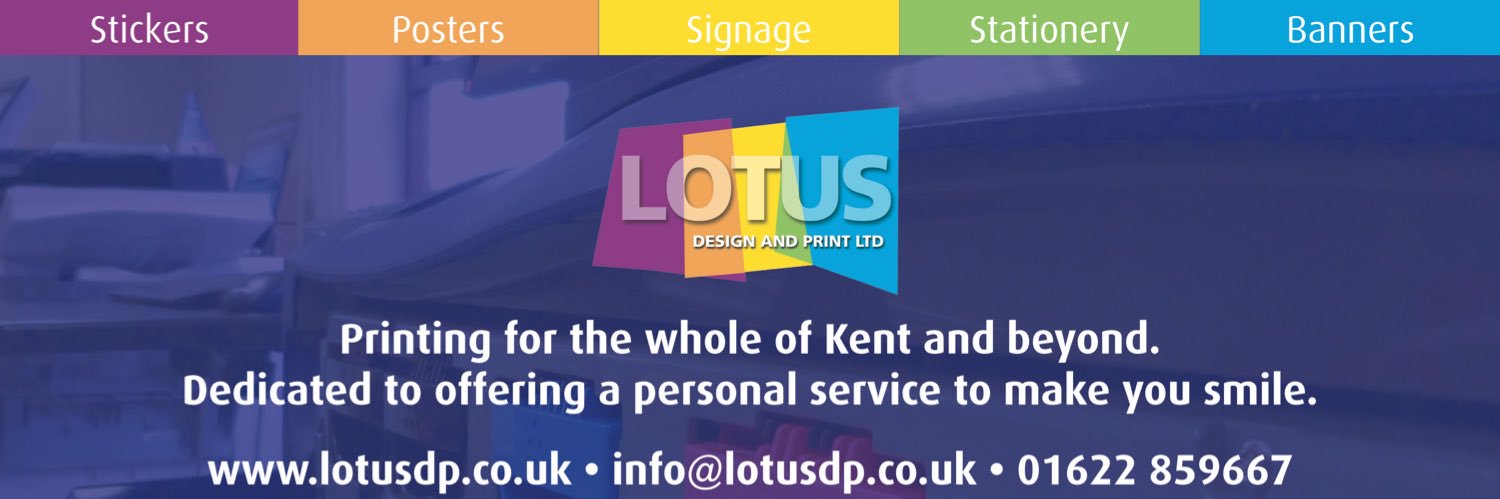 Lotus Design & Print banner