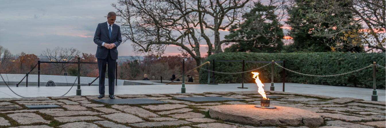 Eric Holder banner