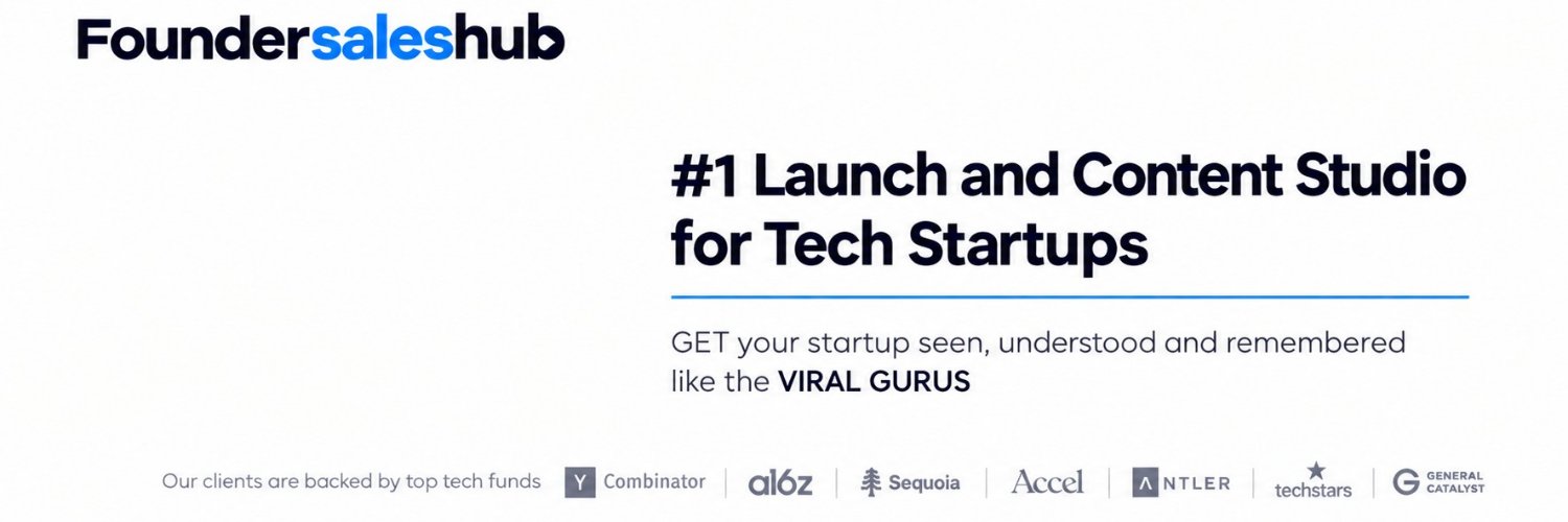 Foundersaleshub's profile banner image