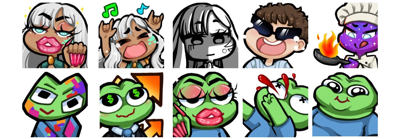 illy • emote artist / hiatus banner