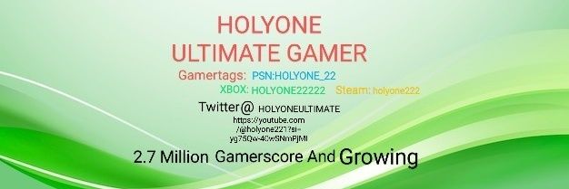 HOLYONE THE ULTIMATE GAMER banner