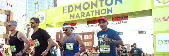Servus Edm Marathon banner