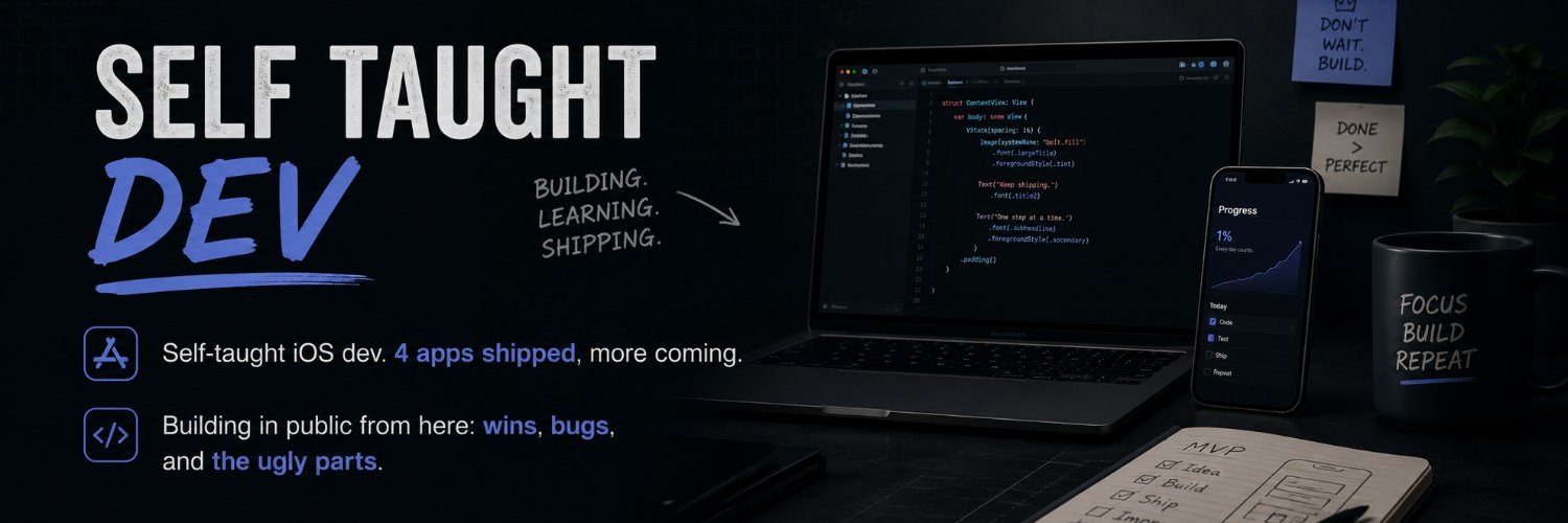 SelfTaughtDev__'s profile banner image