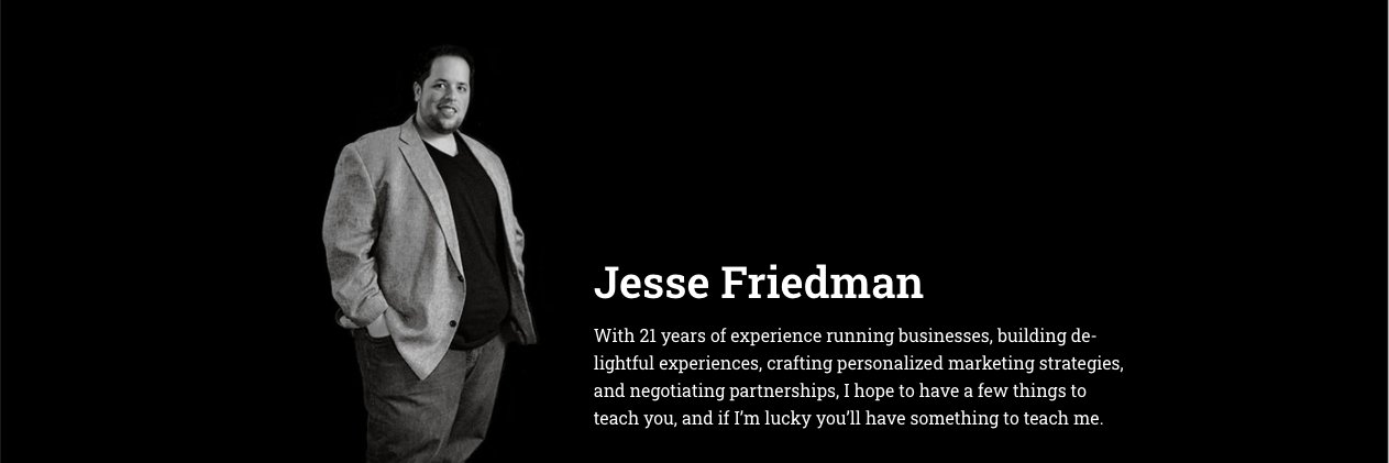 Jesse Friedman's banner