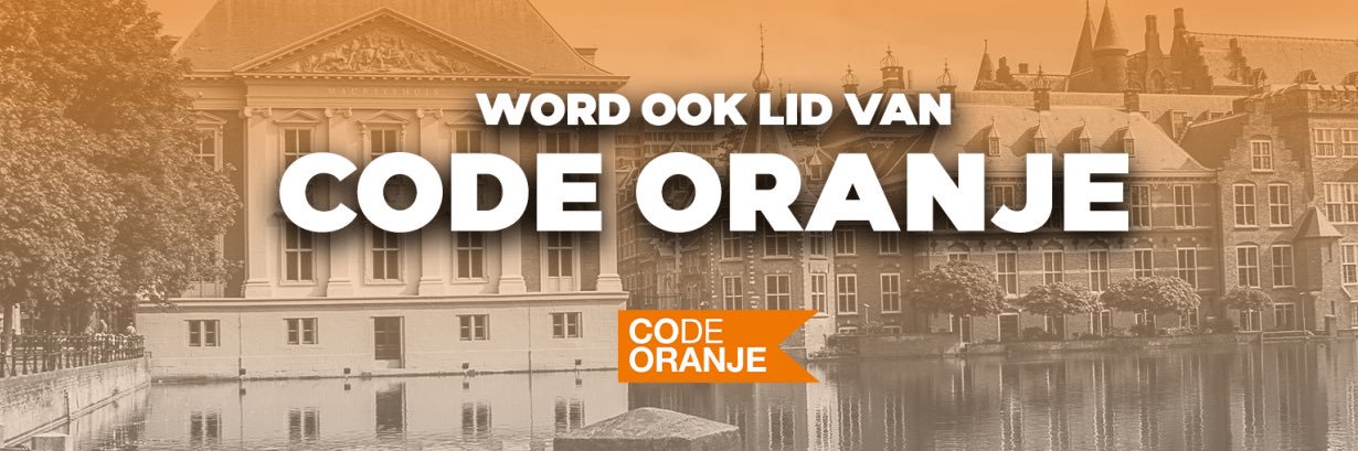 Code Oranje banner