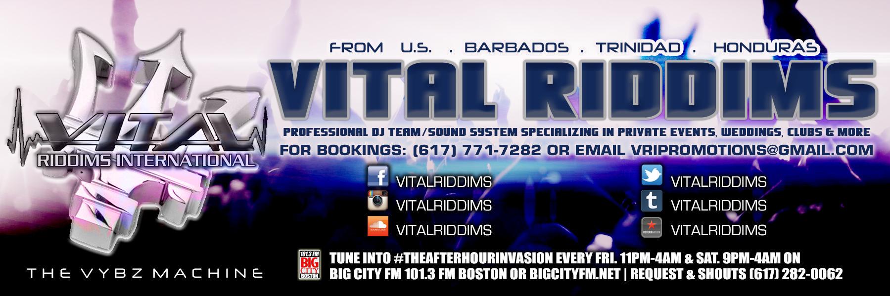 VitalRiddims's profile banner image