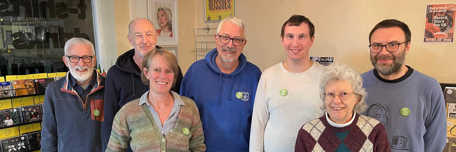 Brentwood & Chelmsford Green Party banner