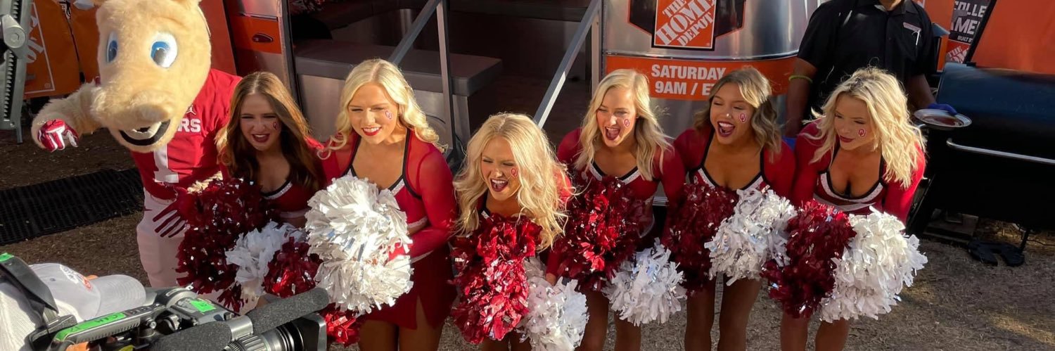 OU Pom Squad banner