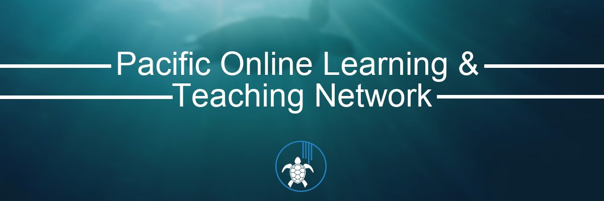 Pacific Online Learning and Teaching Network banner