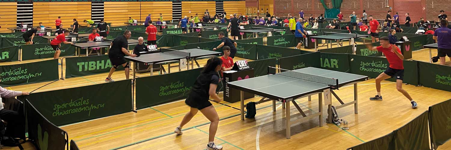 Table Tennis Wales banner