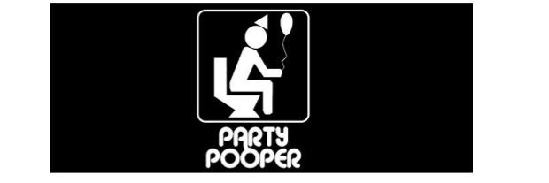party pooper banner