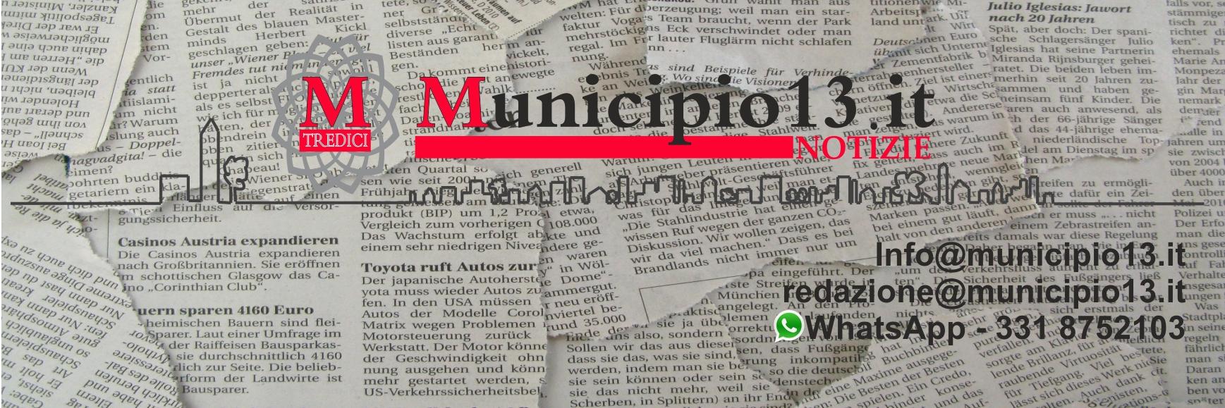 Municipio 13 Notizie banner