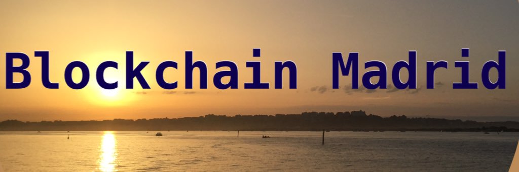 Blockchain Madrid banner