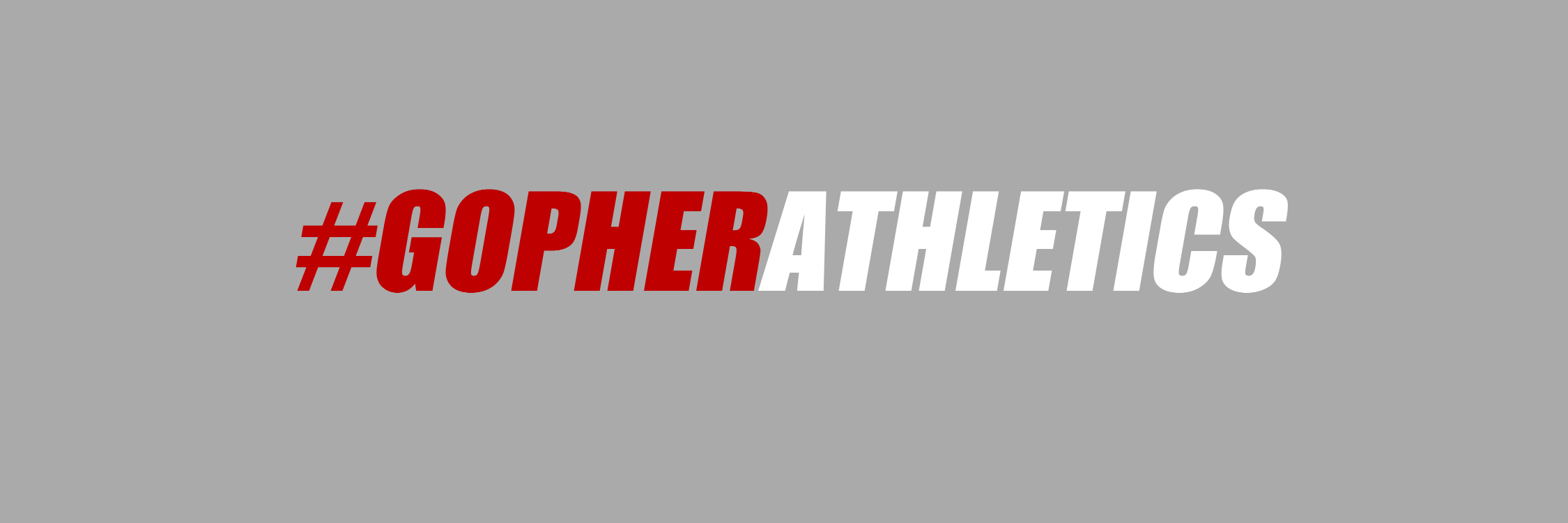 gopherathletics's profile banner image