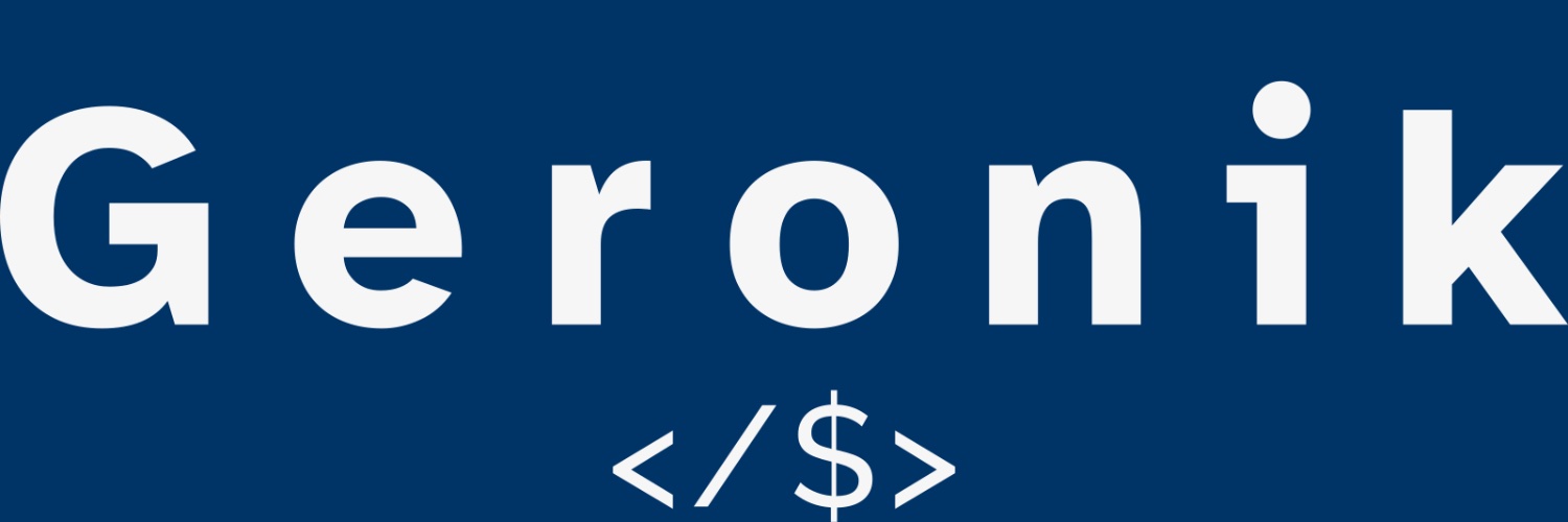 GGeronik's profile banner image