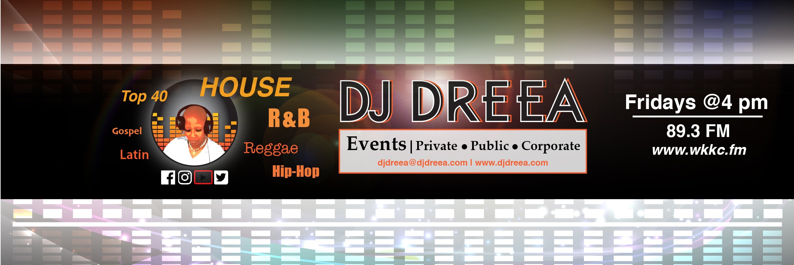 djdreea's profile banner image
