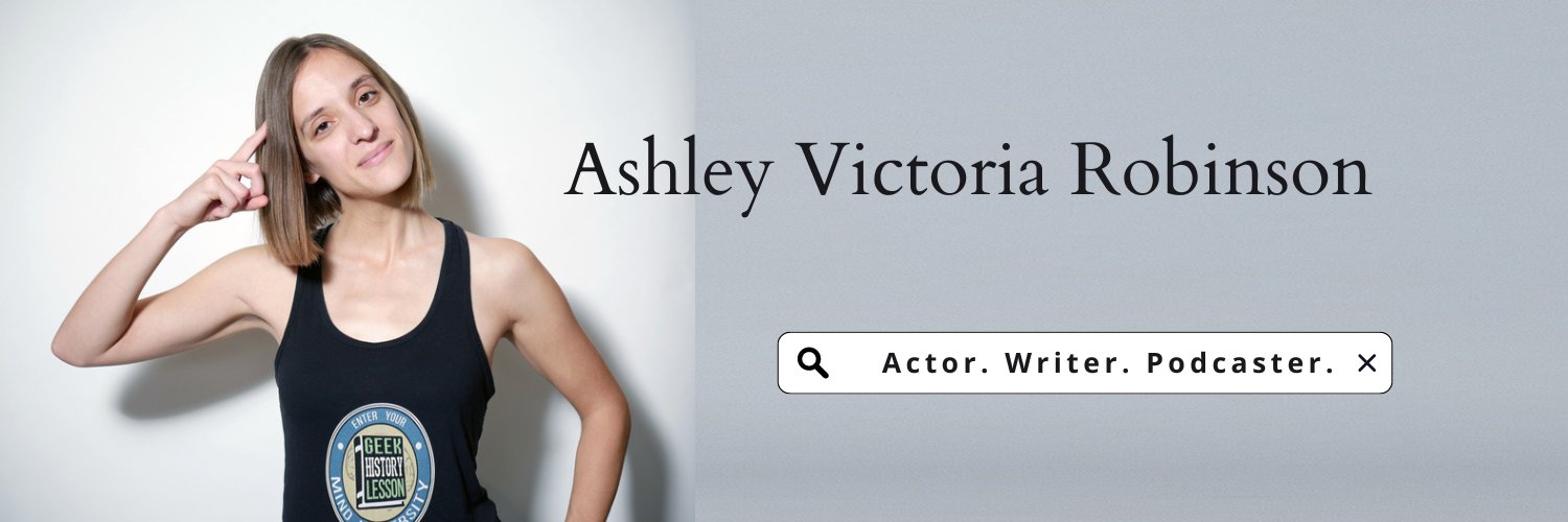 Ashley V. Robinson 🔜 MCM London Profile Banner