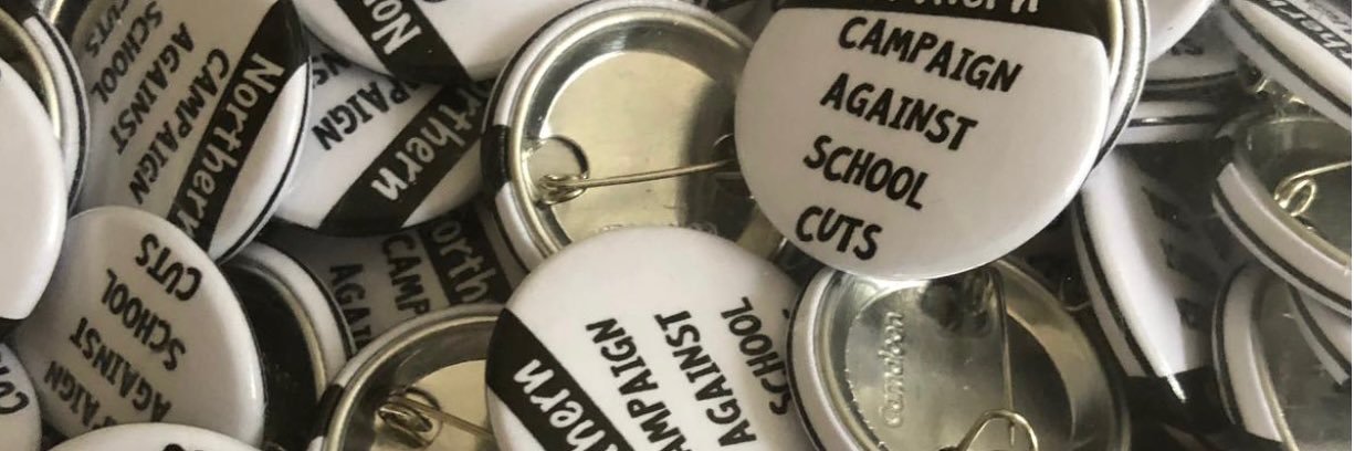 Calderdale Against School Cuts banner