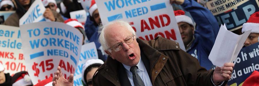 NY Labor 4 Bernie banner