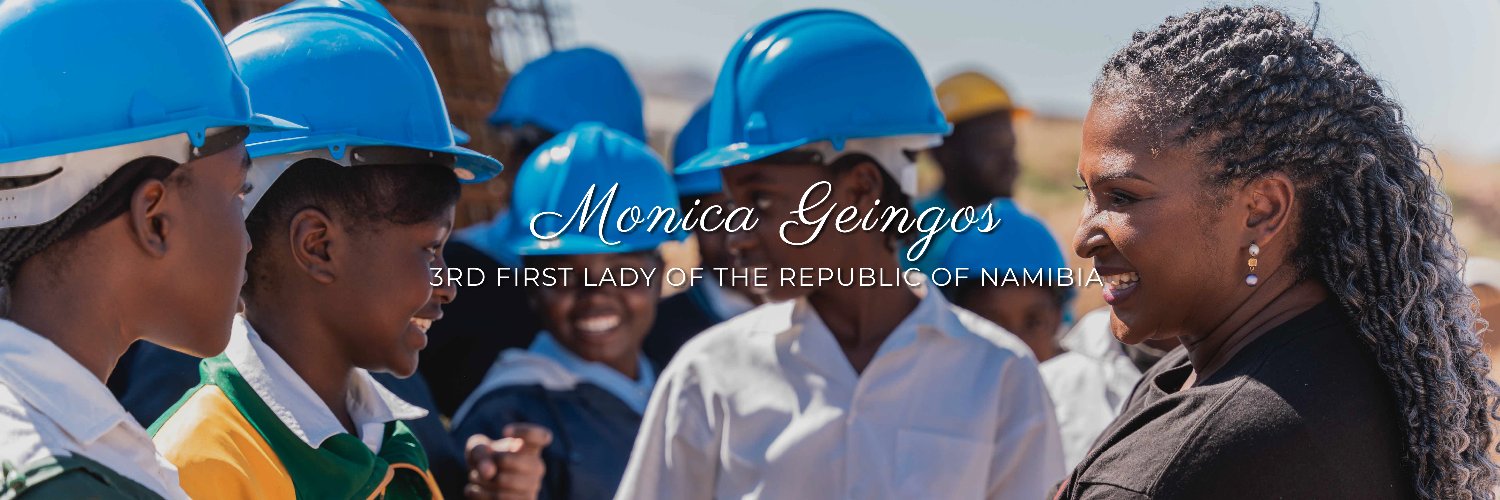 3rd First Lady, Namibia's banner