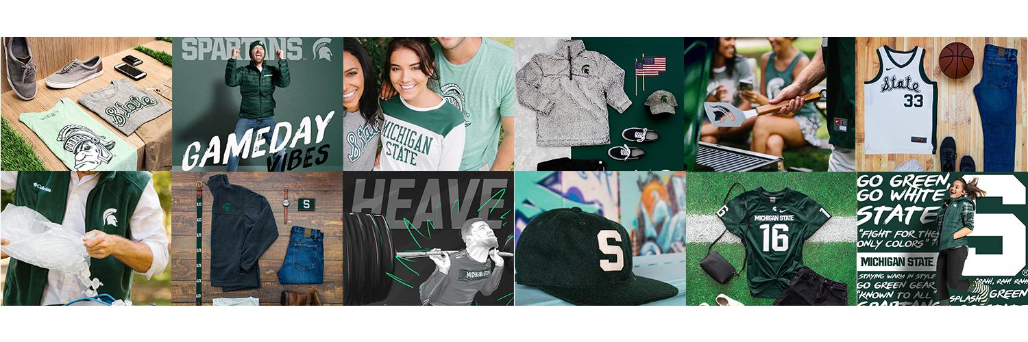 Michigan State Gear banner