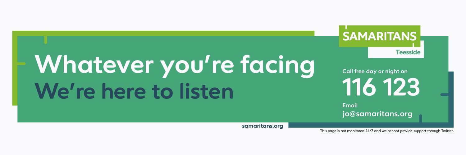 Teesside Samaritans banner