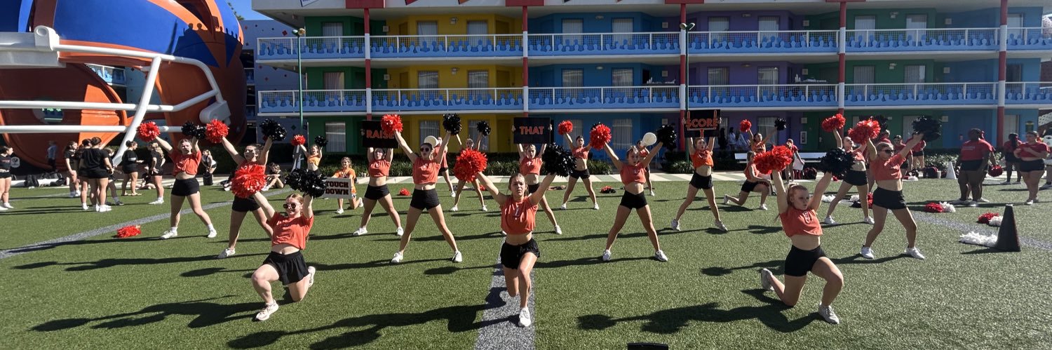 Loveland Tiger Cheer's banner