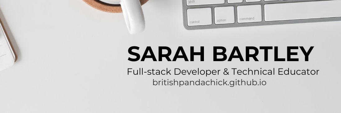 Sarah Bartley banner